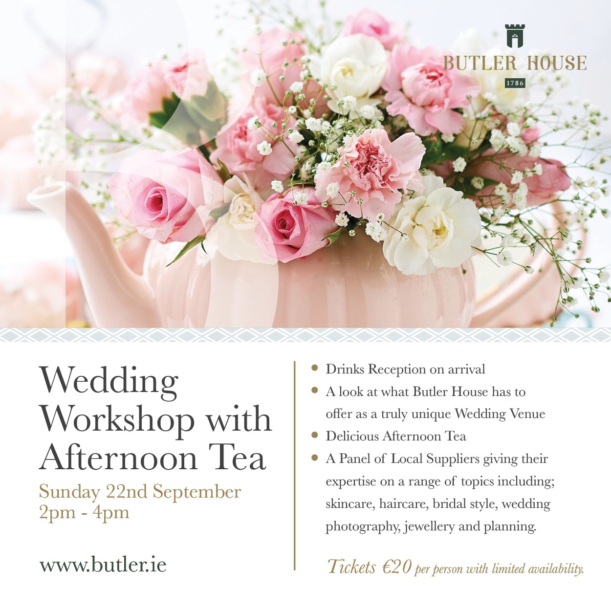 Wedding Workshop and Afternoon Tea