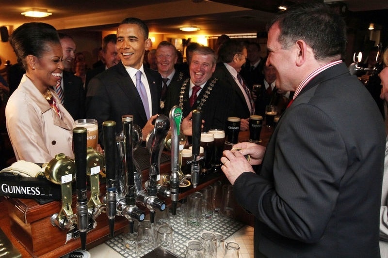 barack obama guinness