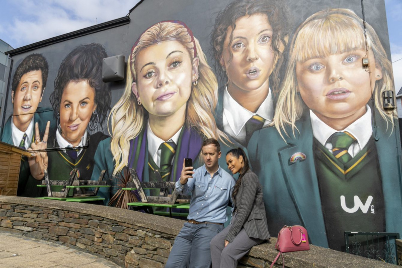 derry girls mural