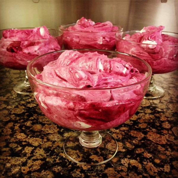 raspberry fool square