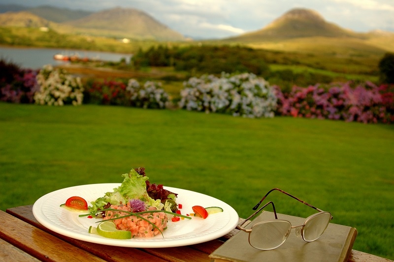 wild connemara salmon tartare rosleague manor