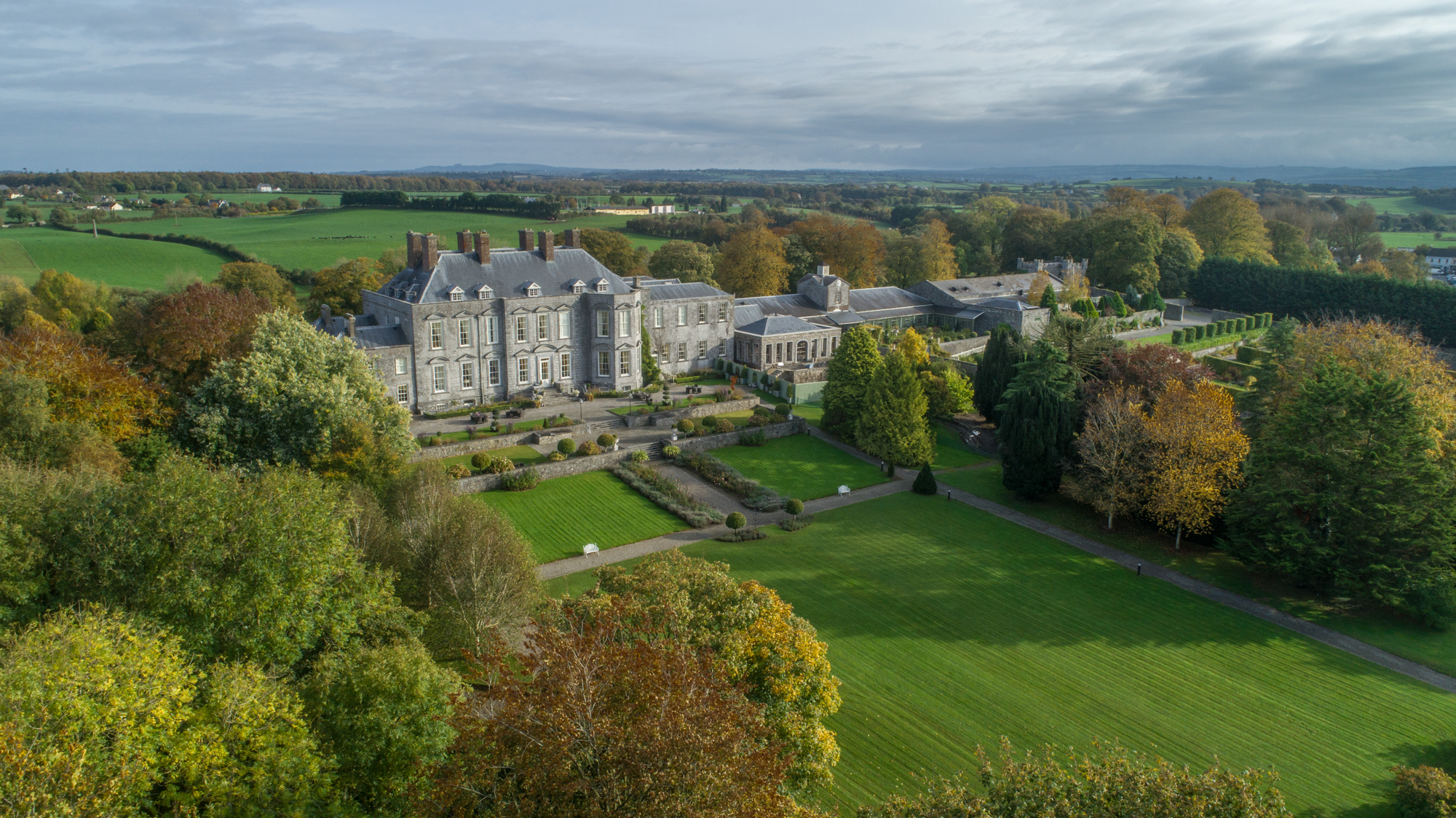 Castle Durrow Aerial View